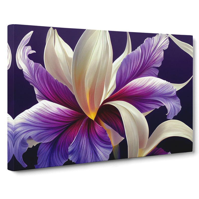 Enticing Flower - Wrapped Canvas, 40cm H x 60cm W x 3cm D
