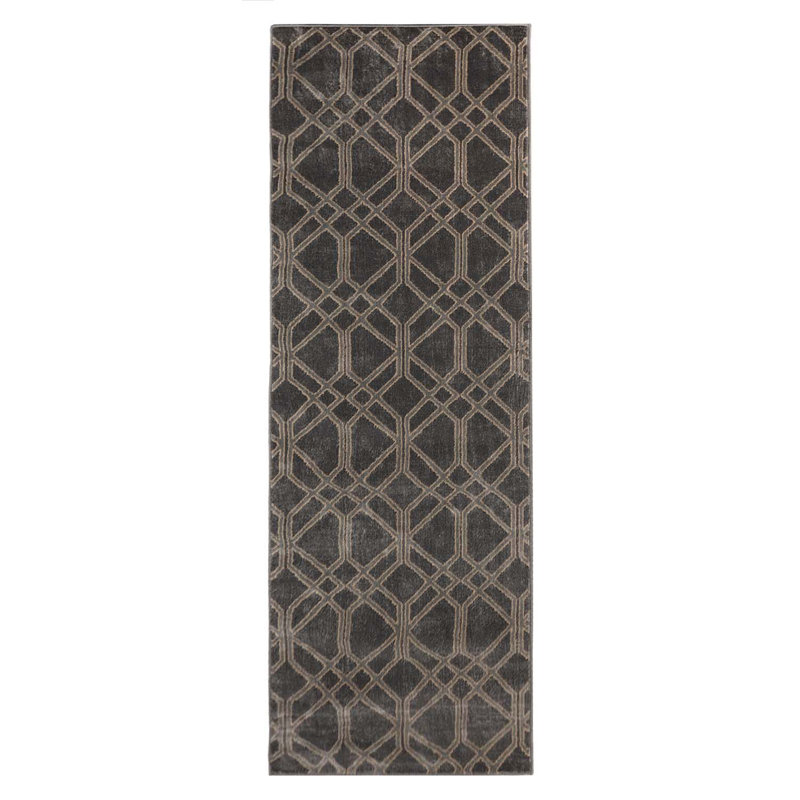Tapis 100% polypropylène Raya, Tapis de couloir 2 pi 7 po x 8 pi