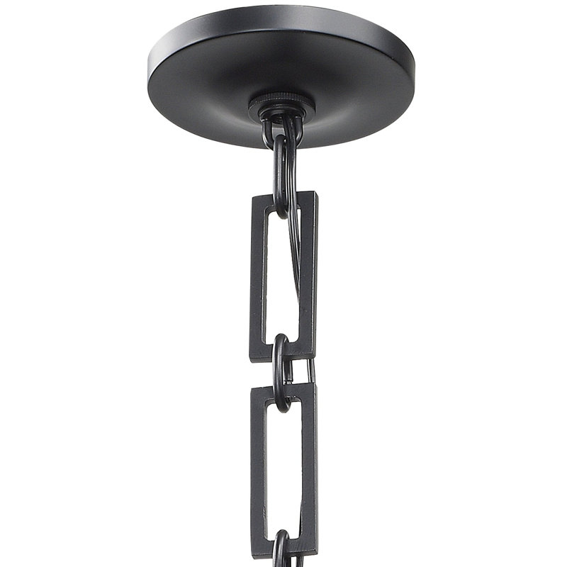 Amea 1 -Light Drum Pendant, Matte Black