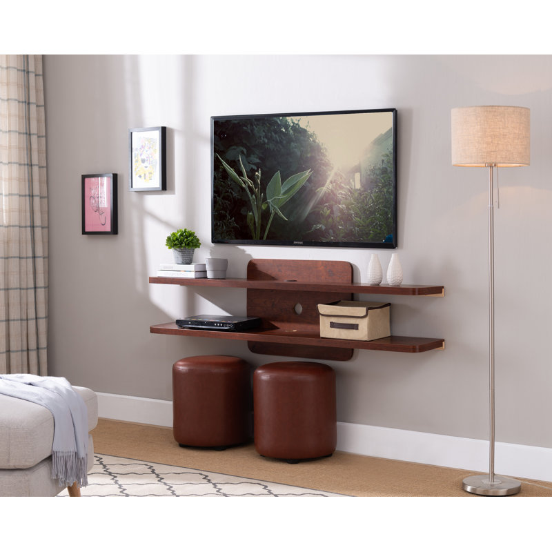 Lavender TV Stand, Vintage Walnut