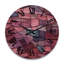 Horloge murale en bois massif Tamsin-1823776641