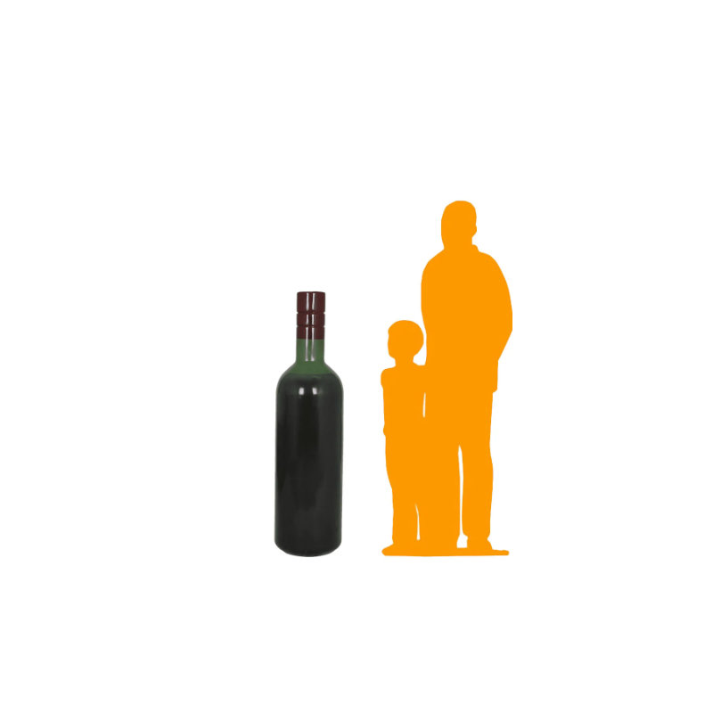 Statue de bouteille de vin Hiroaki