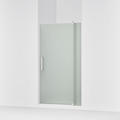 Revel 35.8'' x 70'' Pivot Shower Door with CleanCoat® Technology