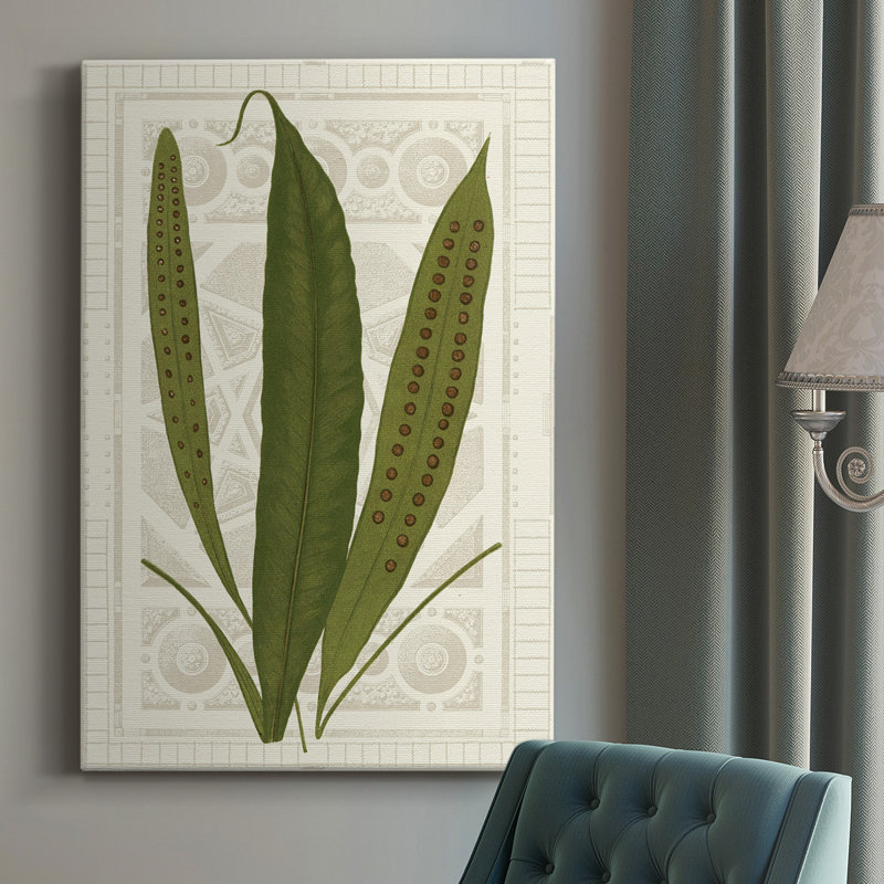 «Garden Ferns VI», impression sur toile tendue, H 18 po x l 12 po x P 1 po