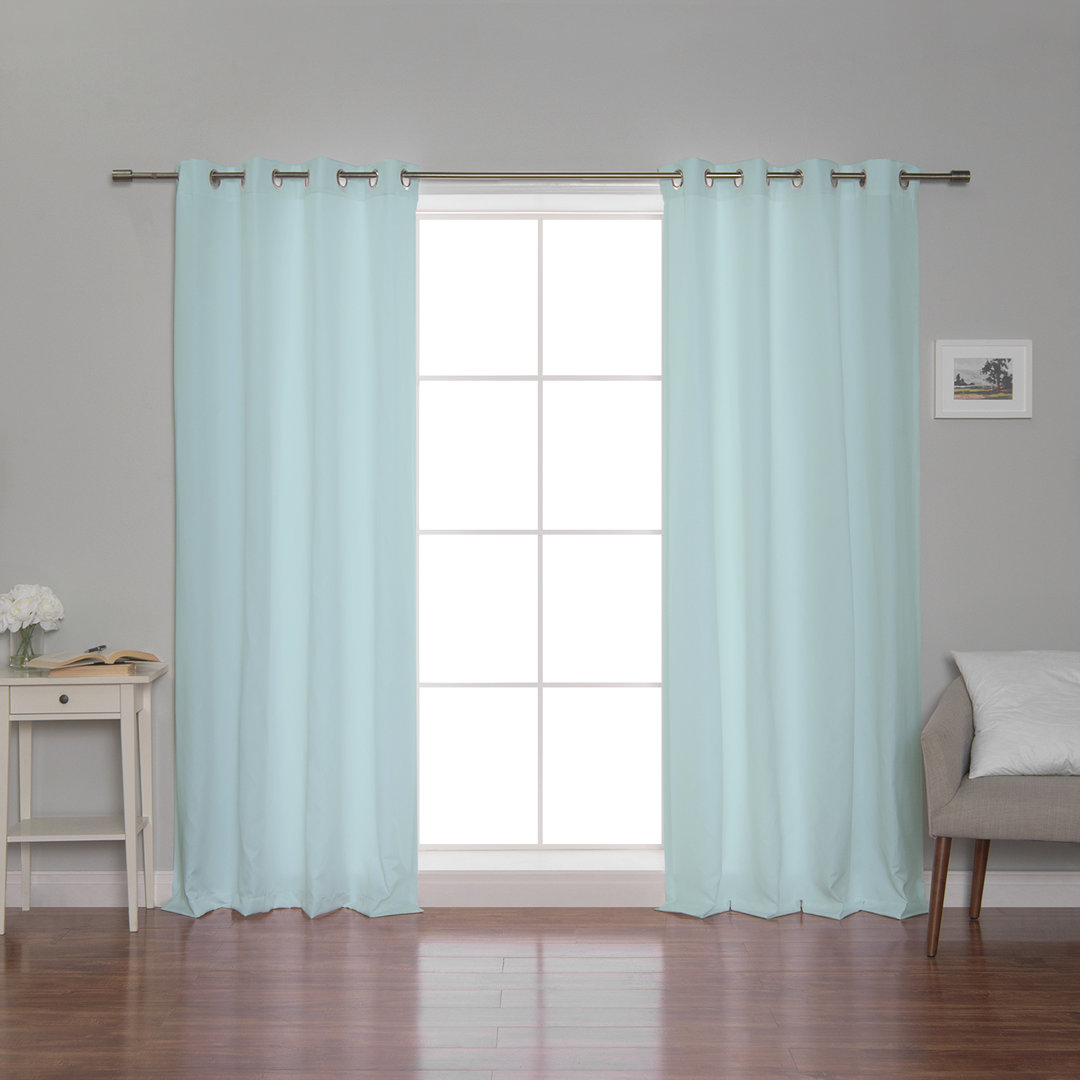 Analese Outdoor Grommet Curtain (Set of 2) Latitude Run® Curtain 