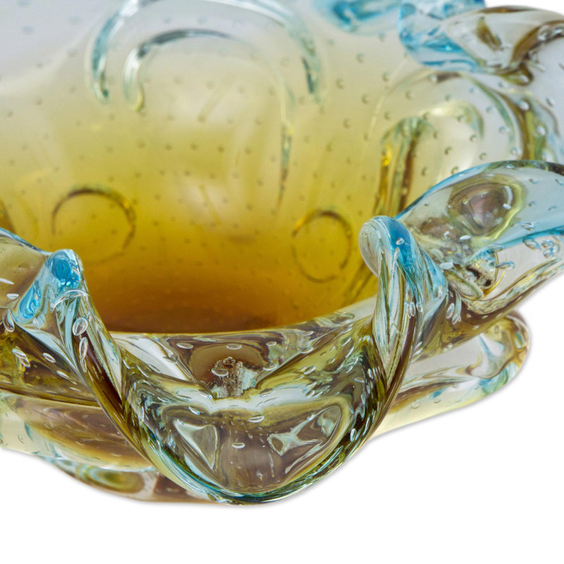 Handmade Glass Decorative Bowl