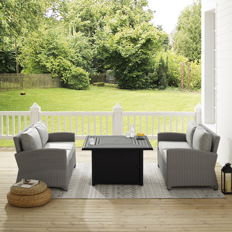 4 - Person Patio Conversation Set with Cushions