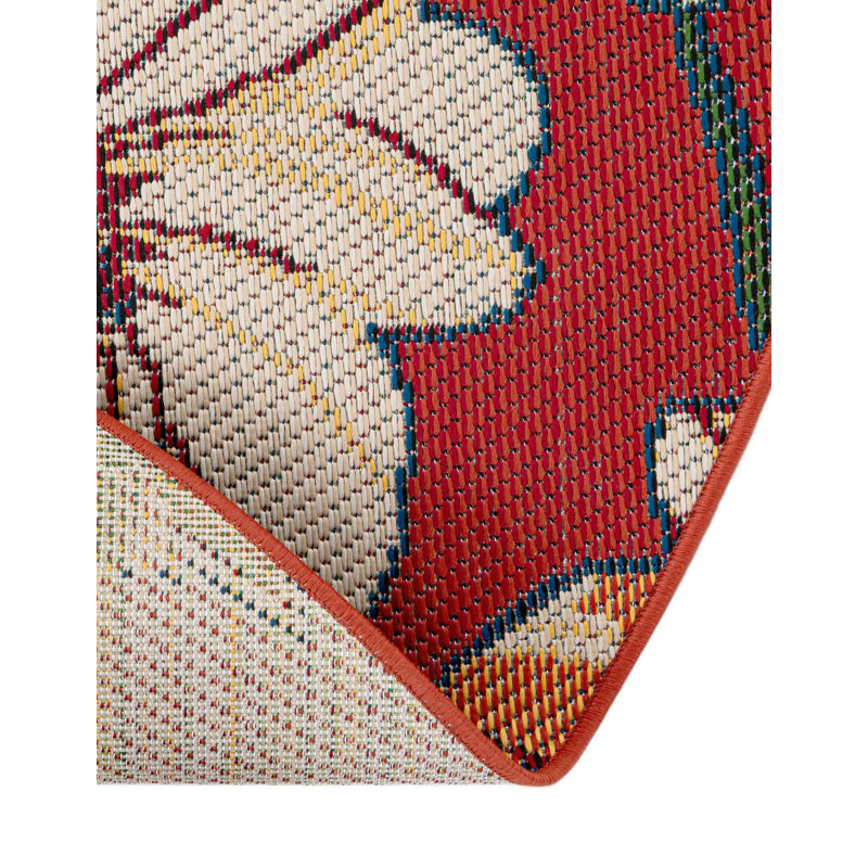 Tapis intérieur / extérieur Camalu Marlenia, Rond 4 pi 1 po