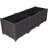 Raised Plastic Planter Boxes With Self - Watering Design For Vegetables, Flowers, Herbs & Succulents, 47.2" In Length, 15.7" Width, 14.7" Height, Of Three, Suitable Balcony Made Herbs, Ideal Terrace-1996012813