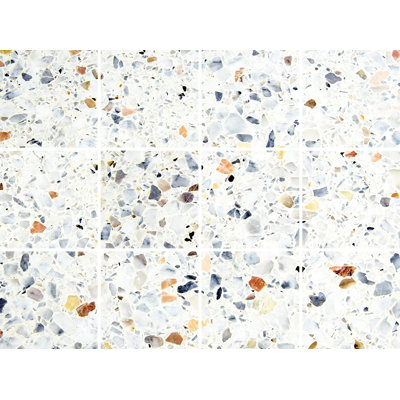 12-tlg. Selbstklebendes Mosaikfliesen-Set Nova aus PVC