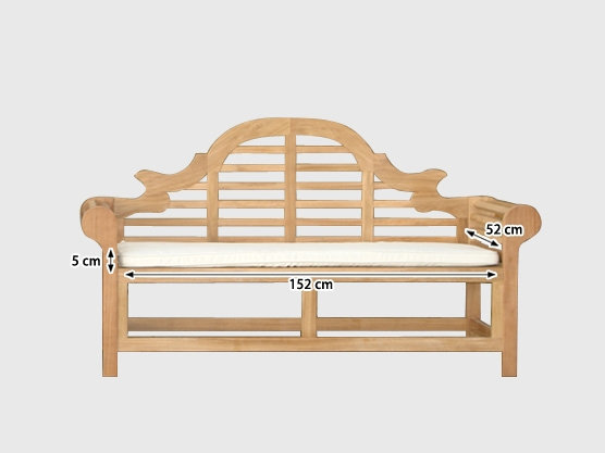 Bench Cushion, Beige