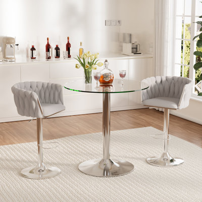 Bar Table And Chairs Set For 2
