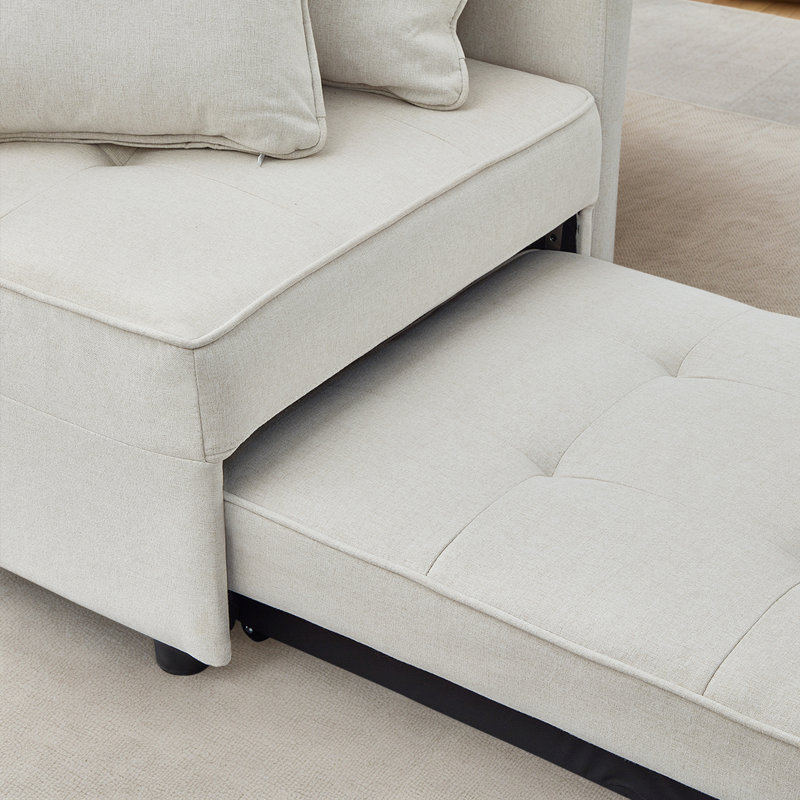Fauteuil convertible 4 en 1, Beige