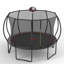 Citrouille trampoline YC 12FT - noir rouge-120886765