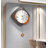 Ivoneta Manufactured Wood Wall Clock