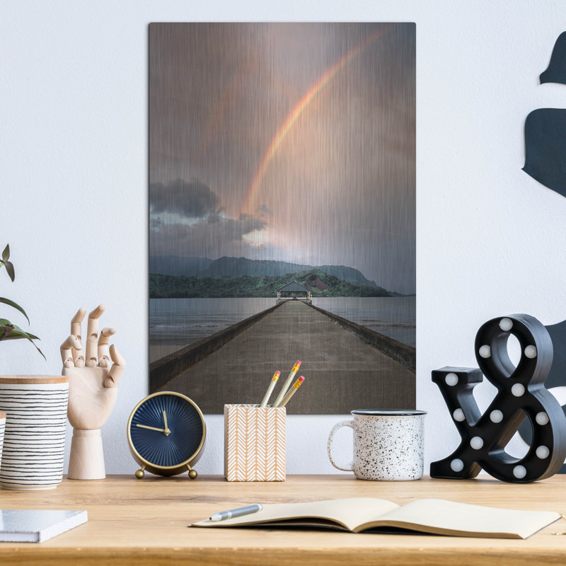 «Rainbow Pier III» par Dennis Frates, H 16 po x l 12 po