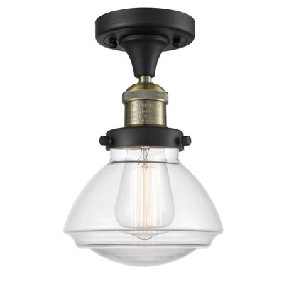 Plafonnier semi-encastré 1 lumière 6,75 po Chesterville