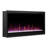 Dimplex Black Surface Wall Mounted Recessed Wall Mounted Electric Fireplace with BTU 5000-86816931
