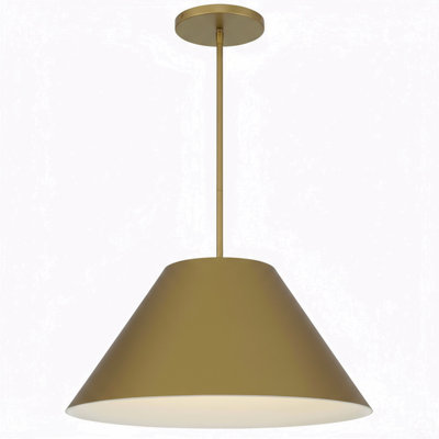 22 Inch Diameter Integrated Led Brass Pendant