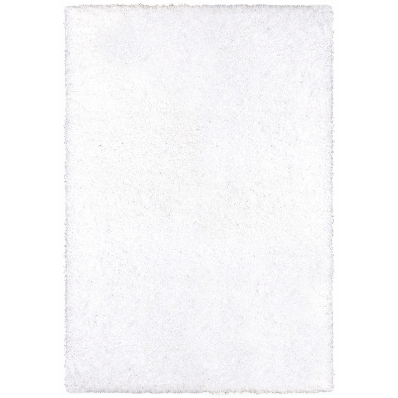 Tapis blanc Zellner rectangulaire, Rectangle 3 pi 11 po x 5 pi 7 po