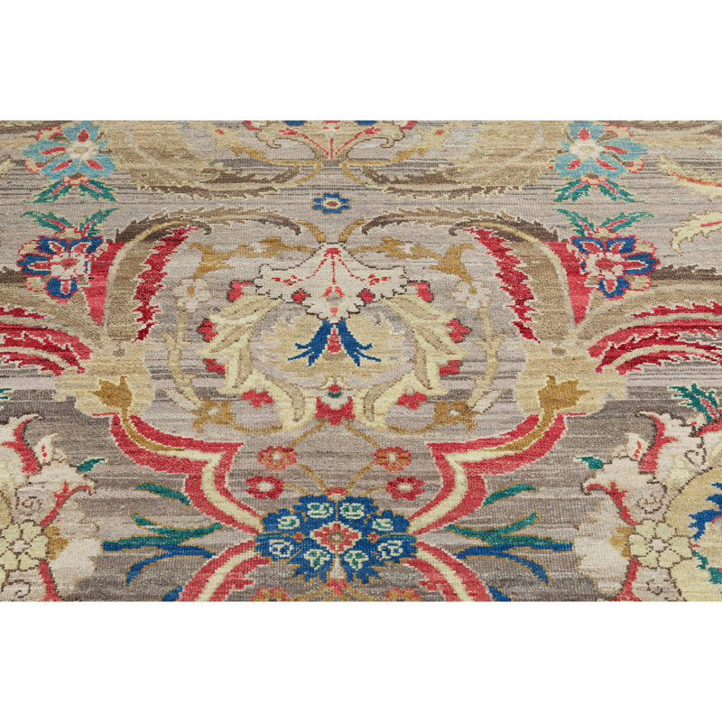 Hand Woven Wool Oriental Area Rug, Rectangle 10' x 14'