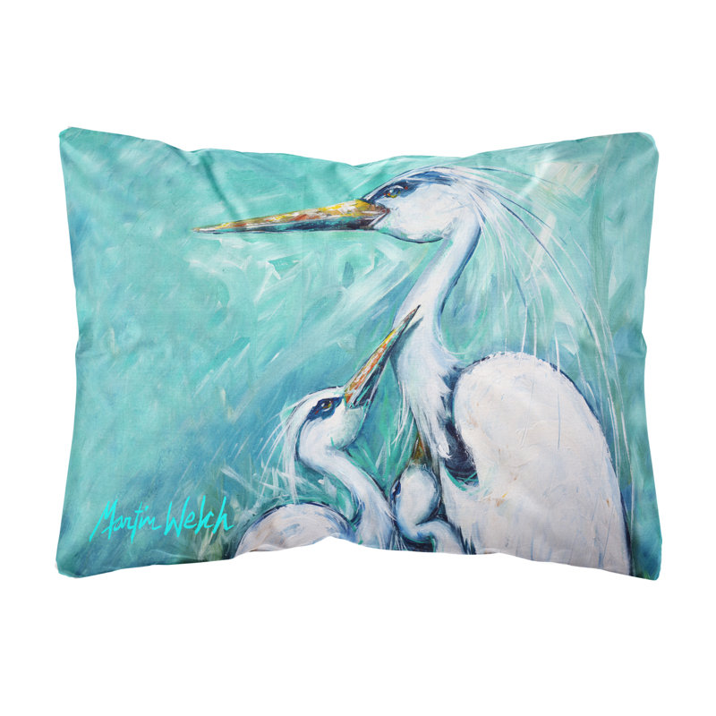 Coussin intérieur/extérieur blanc pour grues Mother's Love