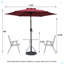 Parasol de table d'extérieur avec mât en aluminium-228439559