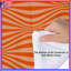 Édredon Orange Wavy Lines-128741361