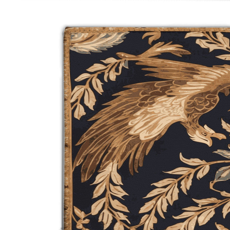 Tapis mauve d'intérieur et d'extérieur French French, Rectangulaire 2 pi x 3 pi