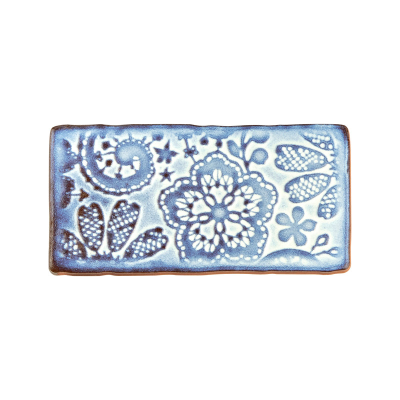 Antic Feelings 3" x 6" Ceramic Patterned Subway Tile, Feelings Via Lactea