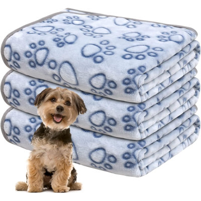Animal Print Fleece / Microfiber Pet Blanket
