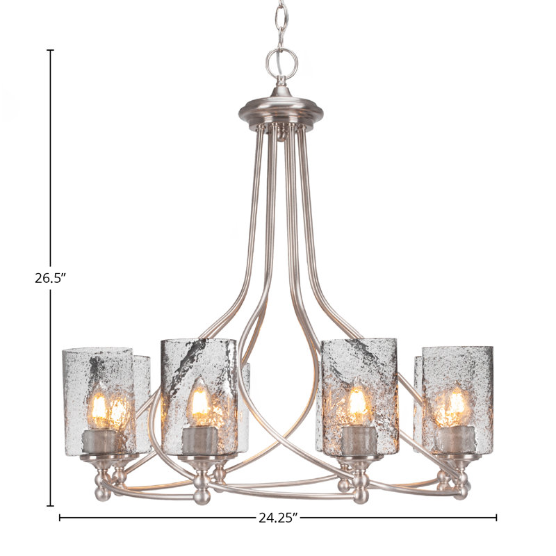 Lustre 8 lumières Capri