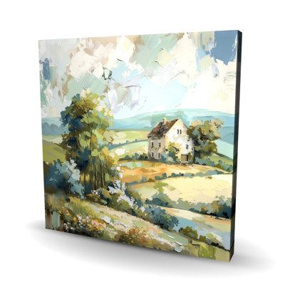 On the Plain - Green Canvas for Home Decor | Stylish Wall Art