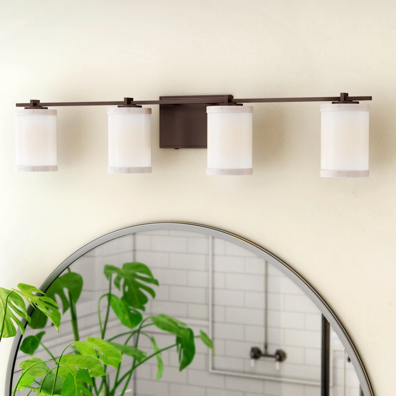 Kenyon 4 - Light Dimmable Vanity Light, Dark Bronze