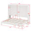 Lit escamotable peu encombrant pour petites pièces-1163108274