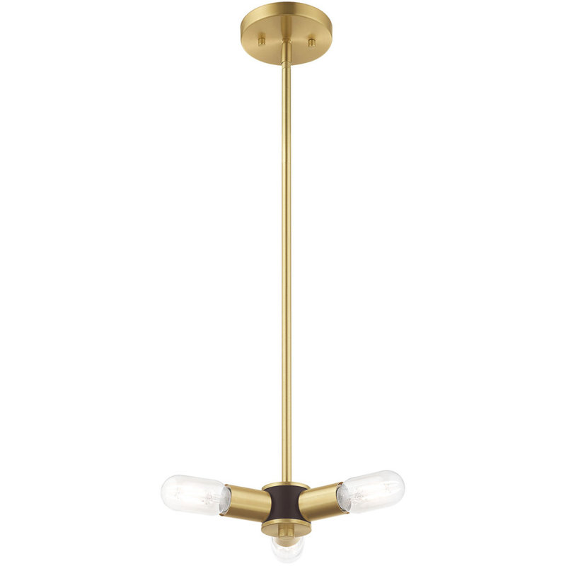 Lustre spoutnik classique à 3 lumières Kialan