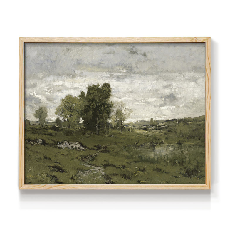 Paysages rétro - DCXLVII - Reproduction encadrée - Restickable, H 16 po x l 20 po, Naturel