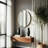 Modern Geometric Vase for Living Room Decor - Decorative Ceramic Tall Flower Vase for Table Decor or Office Desk - Black-1981942403-1981942407