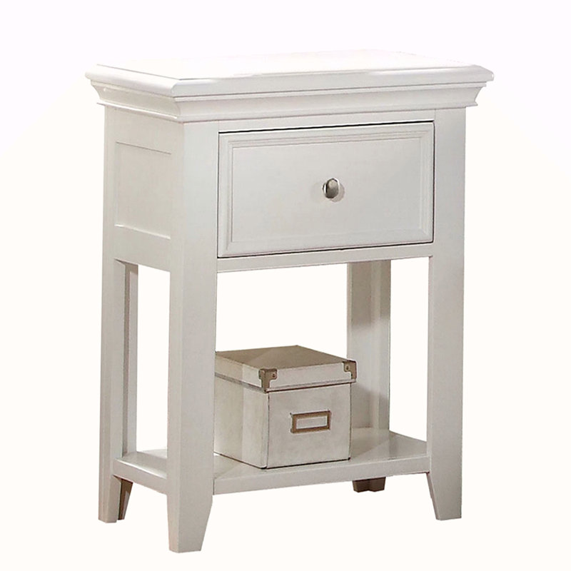 Nightstand With Bottom Shelf