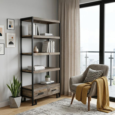 Étagère en acier inoxydable H 71 "x l 34"