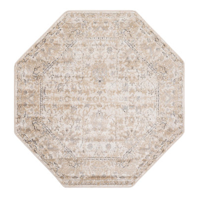 Singleton Oriental Ivory Area Rug