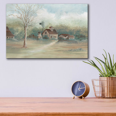 Barns In The Distance par - Peinture sans cadre