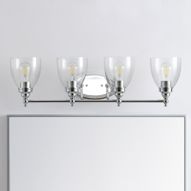 Winkleman Metal/Glass LED Vanity, Chrome, 4