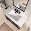 Meuble-lavabo simple 36 po avec comptoir en céramique 36 po-180759300