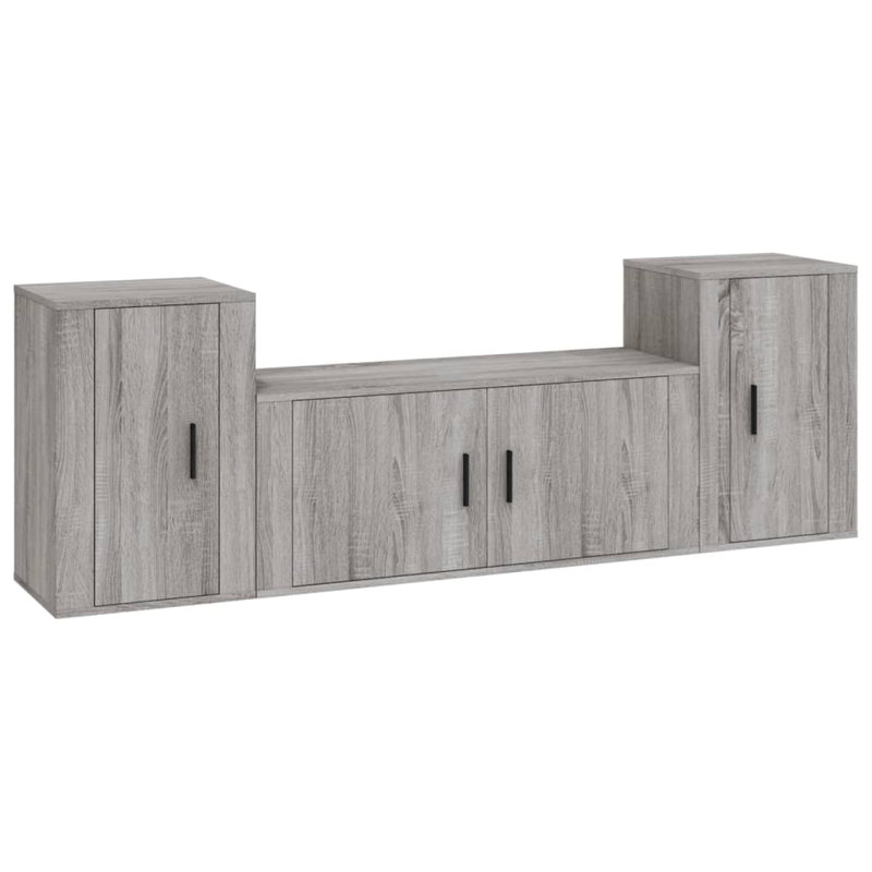 Avalene TV Stand, 15.8"H x 39.4"L x 13.6"W, Grey Sonoma