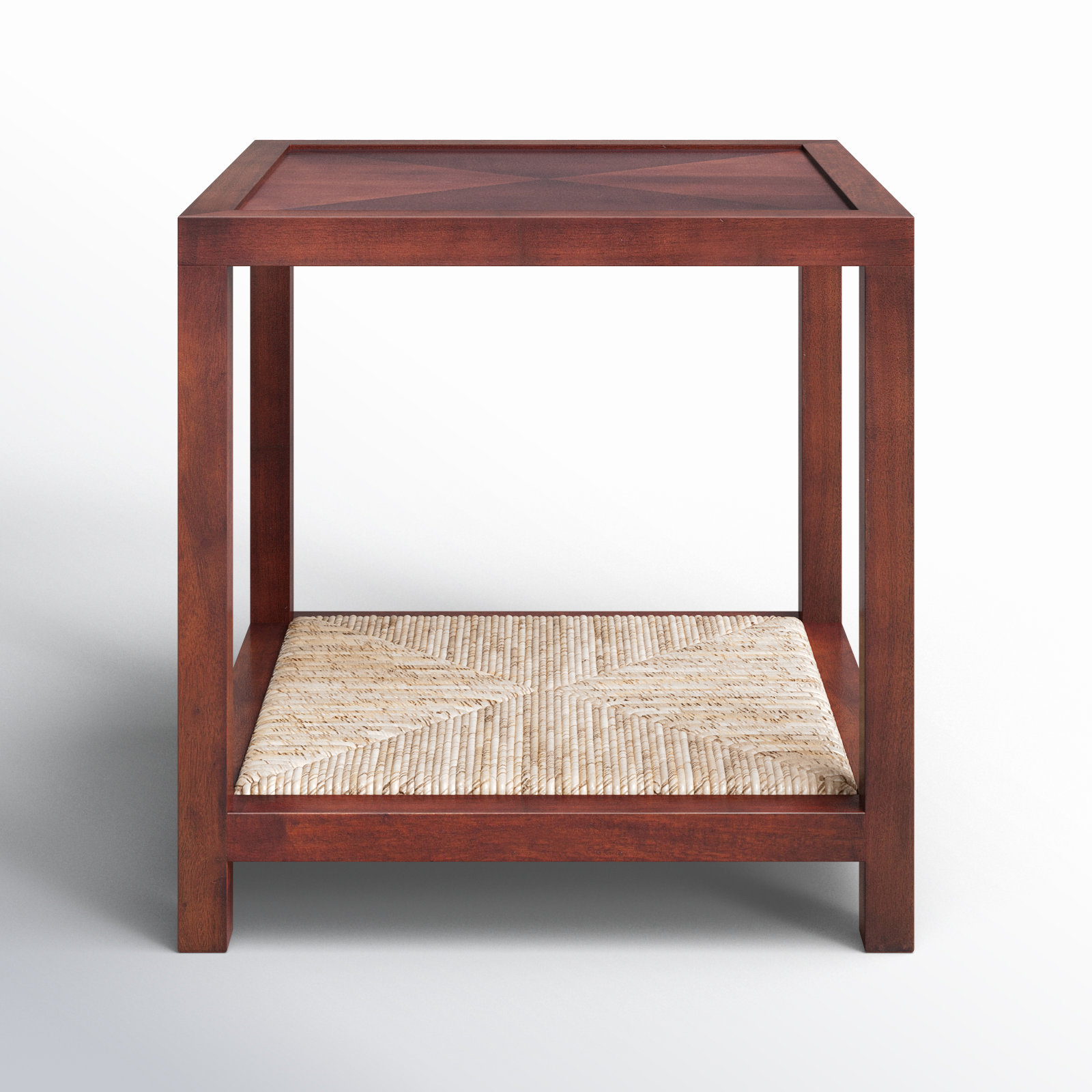 Leon 24" Mahogany End Table, Coffee