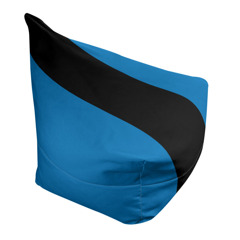 Fauteuil à billes Washington, 27 po x 27 po x 30 po, Argenté / bleu / argenté