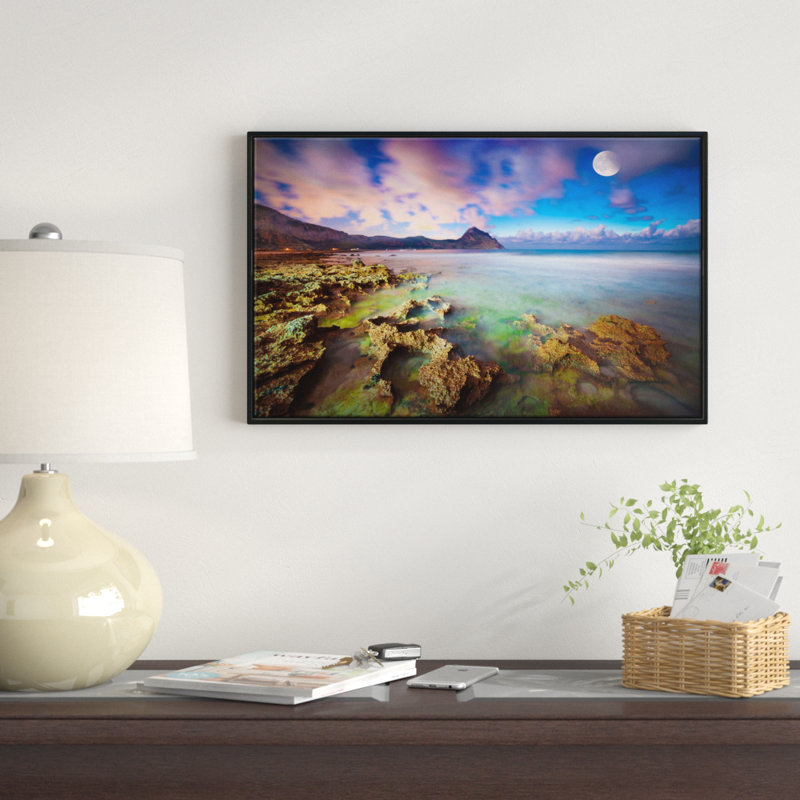 «Monte Cofano Reserve», photographie encadrée sur toile, H 12 po x l 20 po x P 1 po