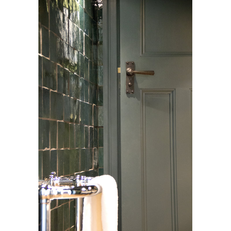 Straight Double Dummy Door Handle, Beeswax