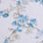  800TC 100% Egyptian Cotton Duvet Cover Set，3pcs Luxury Blue Watercolor Floral Shabby Chic Bedding Set, Aesthetic Botanical Pattern Aesthetic Botanical Pattern for Bedroom Guest Room Student Dorm All Seasons-101674815-101674812